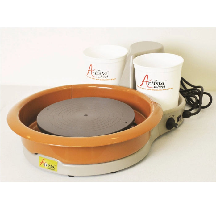 Speedball Artista Pottery Wheel, Portable, 1/3 HP Motor, 11" Wheel Head, 25 Lbs Capacity for Pottery & Ceramics, UPC 651032000003